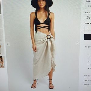 Dissh Chloe Natural Linen Sarong